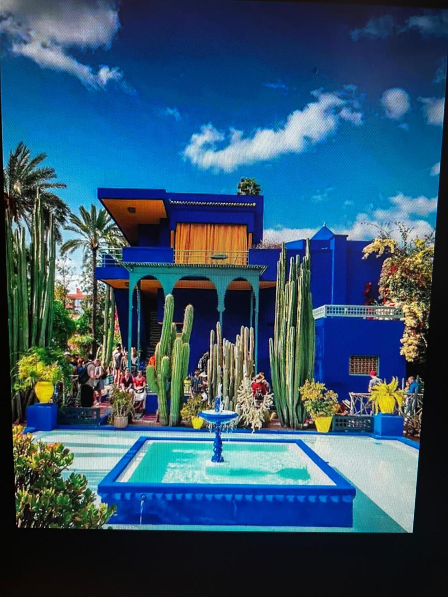 Beautiful, Great Equipped 122 M Holiday Apartment Near Majorelle Garden And Gueliz With Pool Views And A Large Balcony And Terrace Marrakesh Buitenkant foto