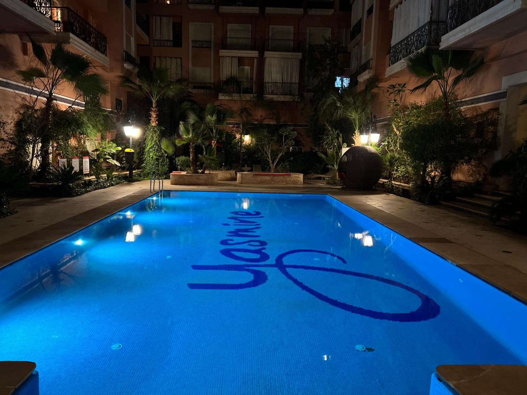 Beautiful, Great Equipped 122 M Holiday Apartment Near Majorelle Garden And Gueliz With Pool Views And A Large Balcony And Terrace Marrakesh Buitenkant foto